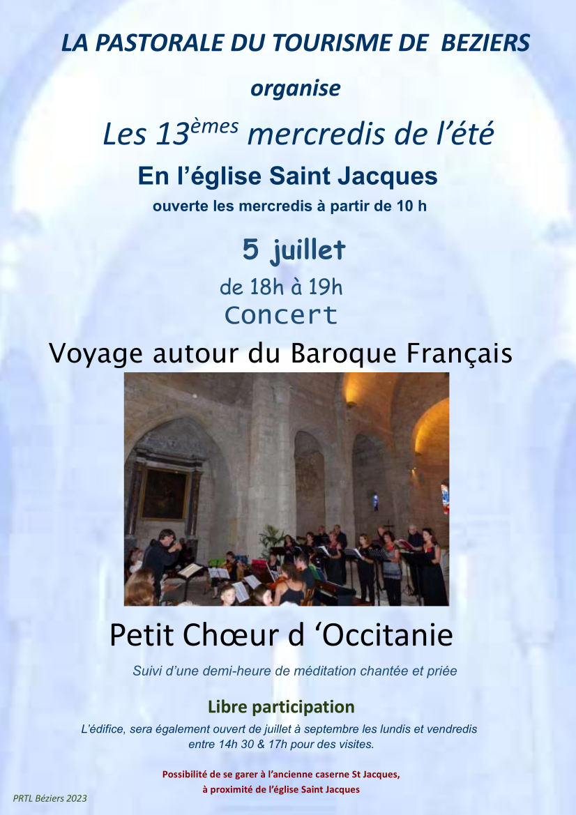 1 - 5 juillet Petit Choeur d'Occitanie